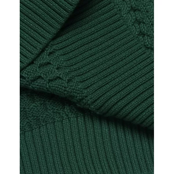 COOFANDY Men's Slim Fit Turtleneck Sweater Casual Knitted Twisted Pullover Solid Sweaters
