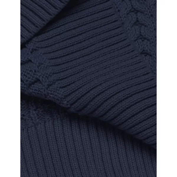 COOFANDY Men's Slim Fit Turtleneck Sweater Casual Knitted Twisted Pullover Solid Sweaters