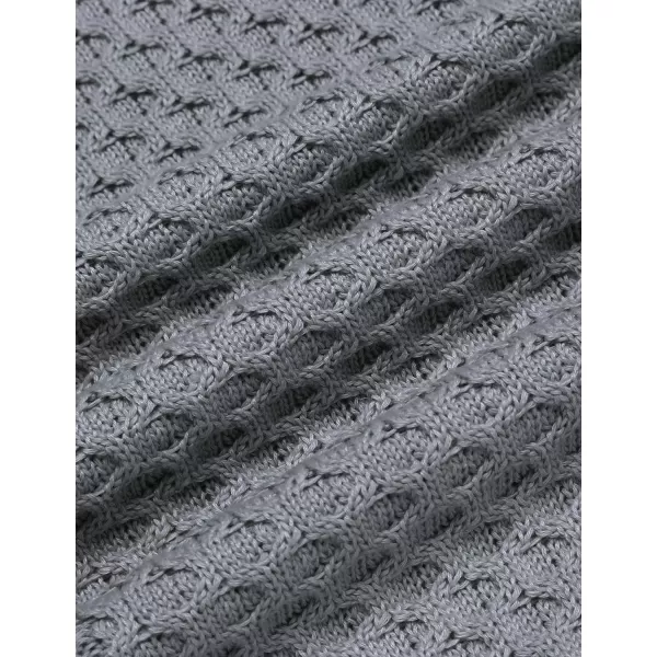 COOFANDY Men's Slim Fit Turtleneck Sweater Casual Knitted Twisted Pullover Solid Sweaters