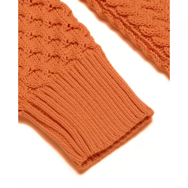 COOFANDY Men's Slim Fit Turtleneck Sweater Casual Knitted Twisted Pullover Solid Sweaters