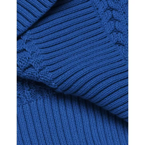 COOFANDY Men's Slim Fit Turtleneck Sweater Casual Knitted Twisted Pullover Solid Sweaters