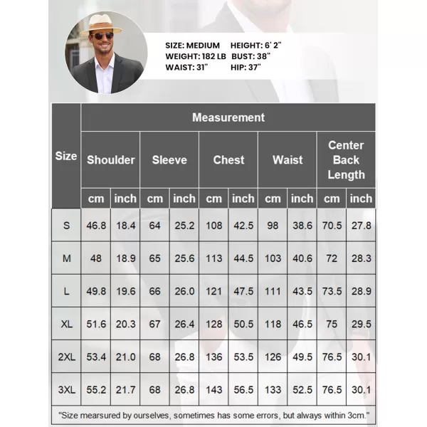 COOFANDY Mens Sport Coat Casual Slim Fit Blazer One Button Textured Suit Jacket