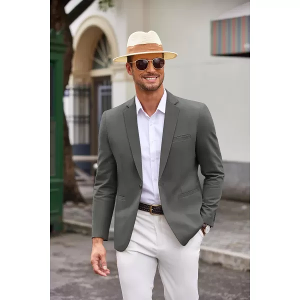 COOFANDY Mens Sport Coat Casual Slim Fit Blazer One Button Textured Suit Jacket