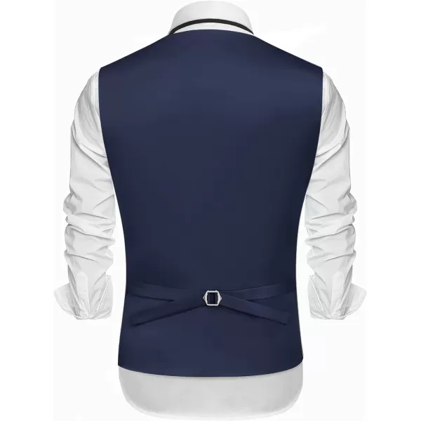 COOFANDY Men's Suit Vests Slim Fit Waistcoat Notch Lapel Casual Formal Vest