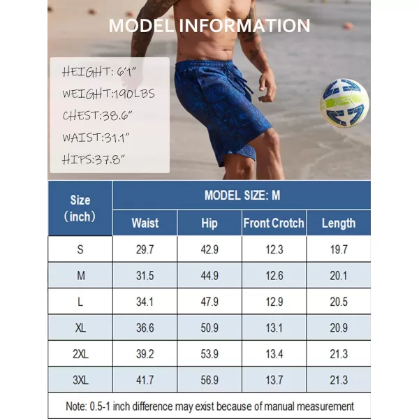 COOFANDY Men's Summer Beach Hawaii Shorts Lightweight Elastic Waist Drawstring Casual Shorts
