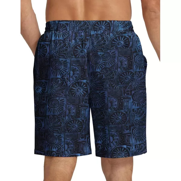 COOFANDY Men's Summer Beach Hawaii Shorts Lightweight Elastic Waist Drawstring Casual Shorts