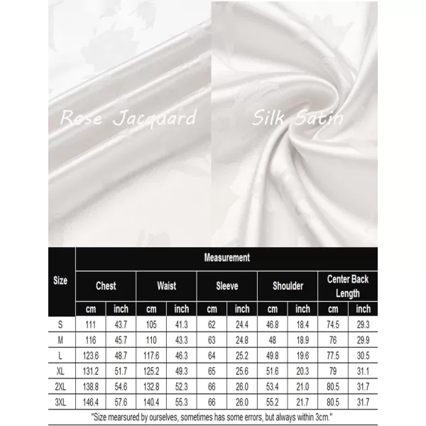 COOFANDY Men's Summer Shirts Short Sleeve Silk Satin Jacquard Shirts Casual Button Down Beach Shirt