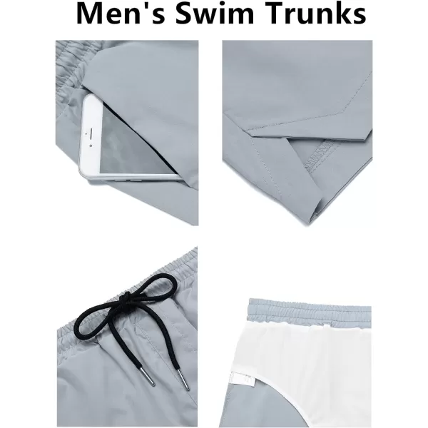 COOFANDY Men's Swim Trunks Quick Dry Summer Beach Shorts Swimwear Bathing Suit