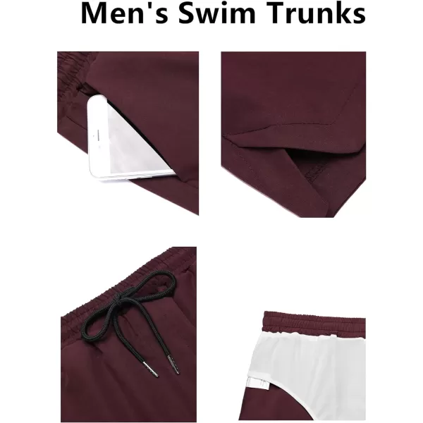COOFANDY Men's Swim Trunks Quick Dry Summer Beach Shorts Swimwear Bathing Suit