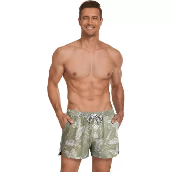 COOFANDY Men's Swim Trunks Quick Dry Summer Beach Shorts Swimwear Bathing Suit