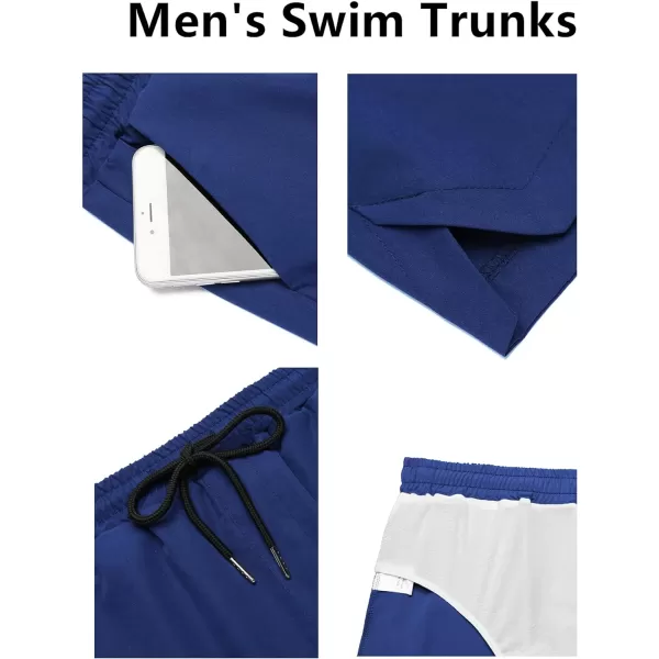 COOFANDY Men's Swim Trunks Quick Dry Summer Beach Shorts Swimwear Bathing Suit