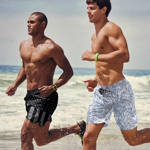 COOFANDY Men's Swim Trunks Quick Dry Summer Beach Shorts Swimwear Bathing Suit
