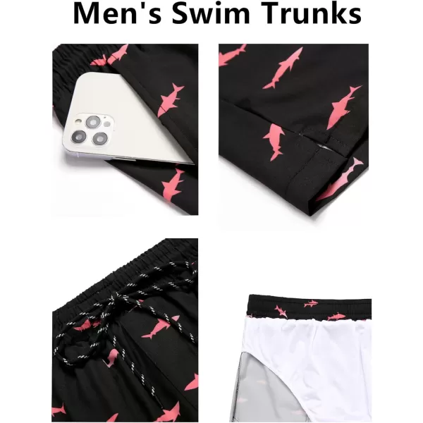 COOFANDY Men's Swim Trunks Quick Dry Summer Beach Shorts Swimwear Bathing Suit