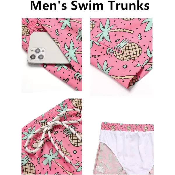 COOFANDY Men's Swim Trunks Quick Dry Summer Beach Shorts Swimwear Bathing Suit