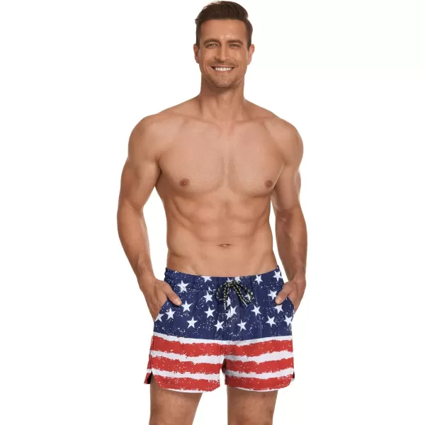 COOFANDY Men's Swim Trunks Quick Dry Summer Beach Shorts Swimwear Bathing Suit