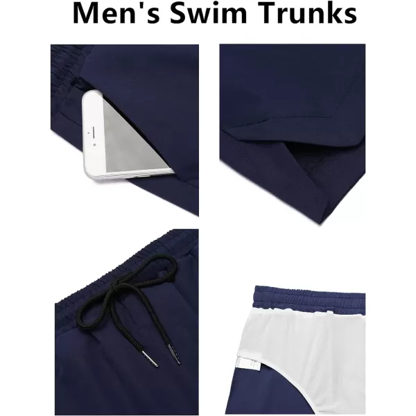 COOFANDY Men's Swim Trunks Quick Dry Summer Beach Shorts Swimwear Bathing Suit