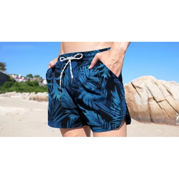 COOFANDY Men's Swim Trunks Quick Dry Summer Beach Shorts Swimwear Bathing Suit