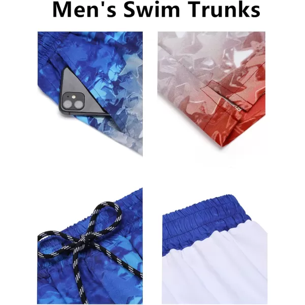 COOFANDY Men's Swim Trunks Quick Dry Summer Beach Shorts Swimwear Bathing Suit
