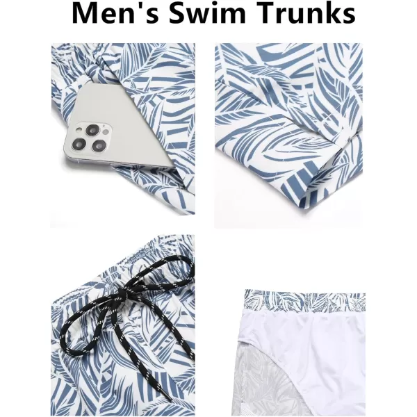 COOFANDY Men's Swim Trunks Quick Dry Summer Beach Shorts Swimwear Bathing Suit