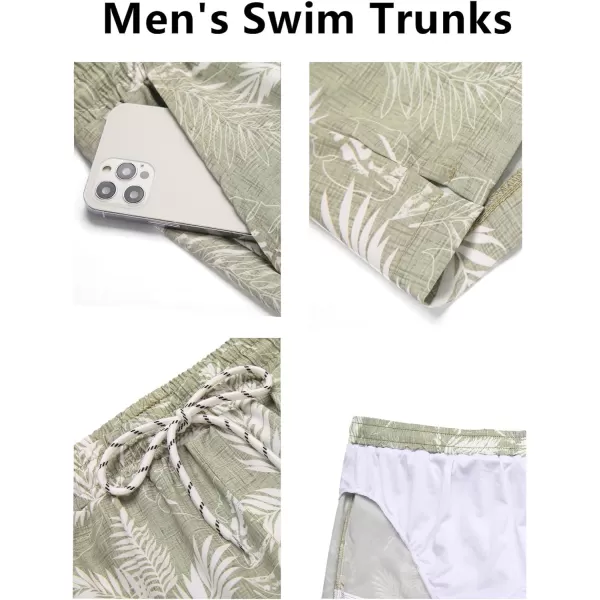 COOFANDY Men's Swim Trunks Quick Dry Summer Beach Shorts Swimwear Bathing Suit