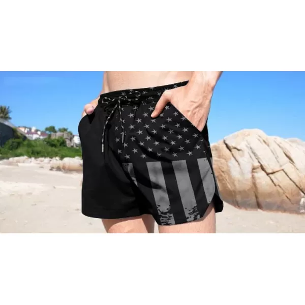 COOFANDY Men's Swim Trunks Quick Dry Summer Beach Shorts Swimwear Bathing Suit