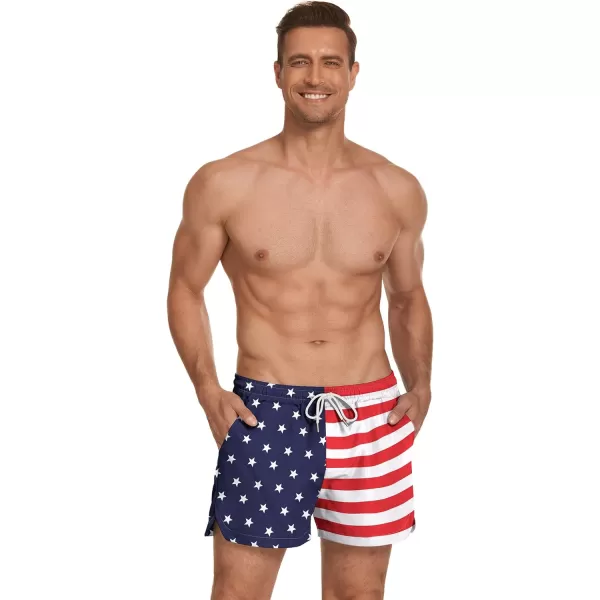 COOFANDY Men's Swim Trunks Quick Dry Summer Beach Shorts Swimwear Bathing Suit