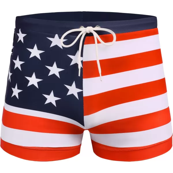 COOFANDY Men's Swimwear Swimsuits Solid Basic Swim Boxer Trunks Board Shorts with Zipper Pockets