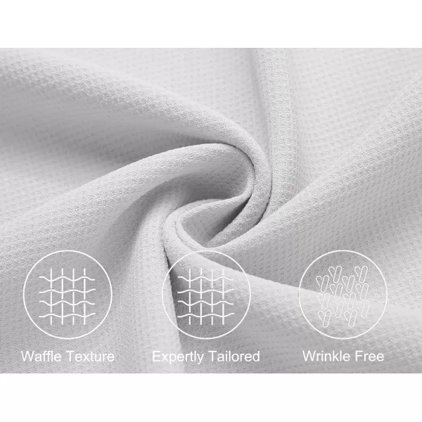 COOFANDY Mens Waffle Shirt Short Sleeve Button Down Shirts Casual Beach Vacation Shirts Textured Wrinkle Free Shirts