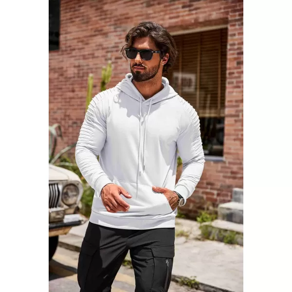 COOFANDY Men's Workout Hoodie Lightweight Gym Athletic Sweatshirt Fashion Pullover Hooded With Pocket