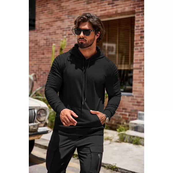COOFANDY Men's Workout Hoodie Lightweight Gym Athletic Sweatshirt Fashion Pullover Hooded With Pocket
