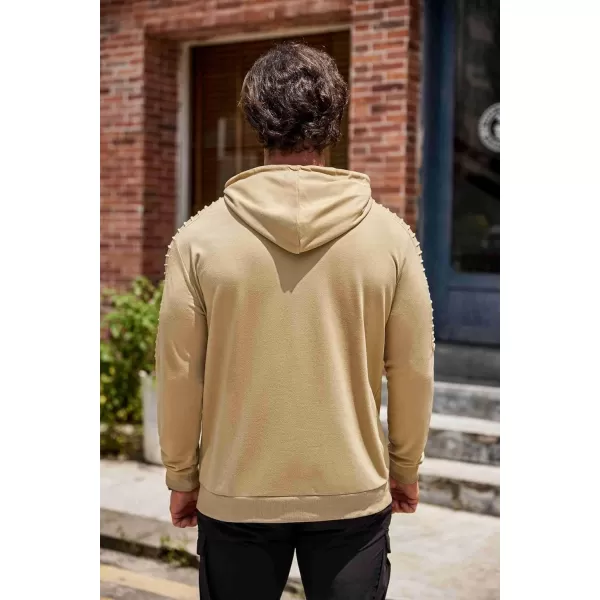 COOFANDY Men's Workout Hoodie Lightweight Gym Athletic Sweatshirt Fashion Pullover Hooded With Pocket
