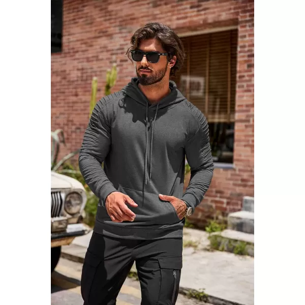 COOFANDY Men's Workout Hoodie Lightweight Gym Athletic Sweatshirt Fashion Pullover Hooded With Pocket