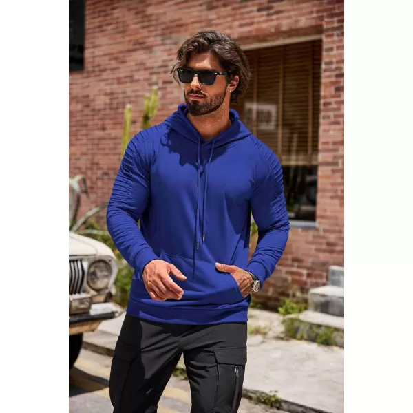 COOFANDY Men's Workout Hoodie Lightweight Gym Athletic Sweatshirt Fashion Pullover Hooded With Pocket