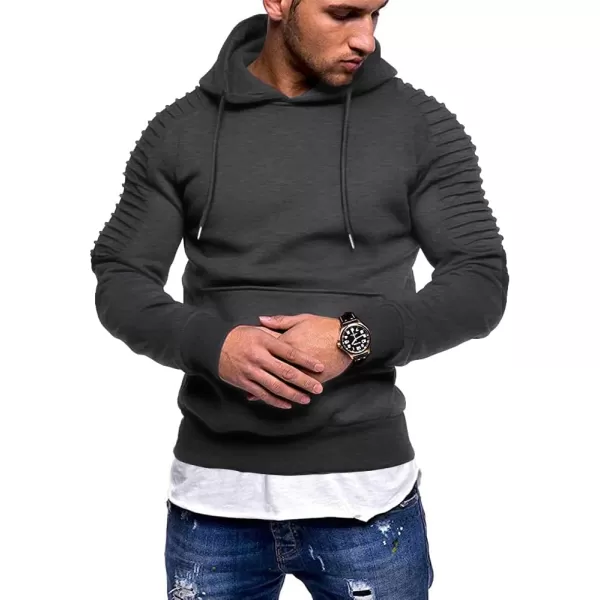 COOFANDY Men's Workout Hoodie Lightweight Gym Athletic Sweatshirt Fashion Pullover Hooded With Pocket