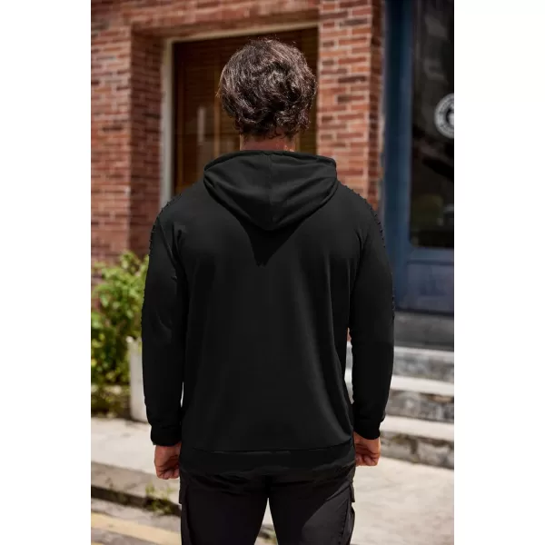 COOFANDY Men's Workout Hoodie Lightweight Gym Athletic Sweatshirt Fashion Pullover Hooded With Pocket