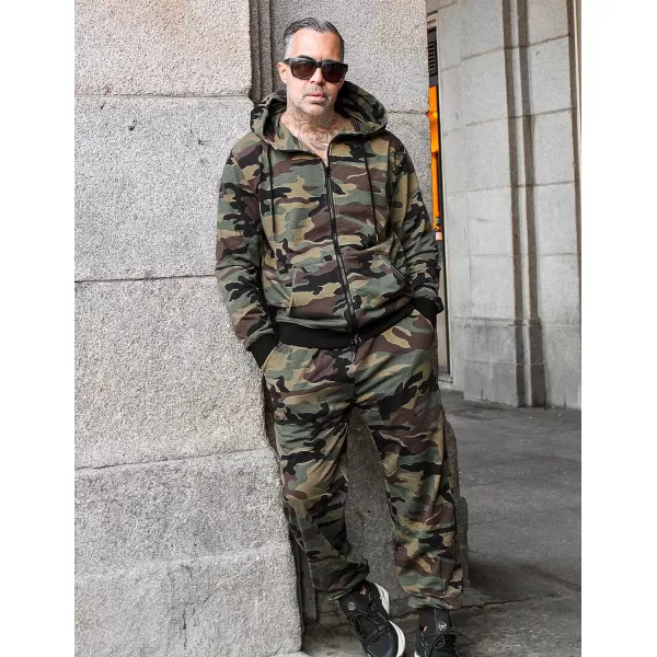 COOFANDY Sweatsuits for Men 2 Piece tracksuit Sets Full Zip Hoodie Sweatpants for Men Casual Sports Jogging Suits S-4XL