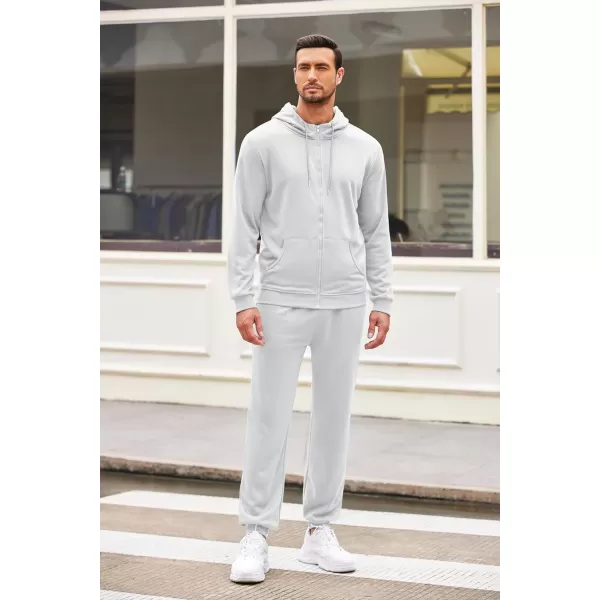 COOFANDY Sweatsuits for Men 2 Piece tracksuit Sets Full Zip Hoodie Sweatpants for Men Casual Sports Jogging Suits S-4XL