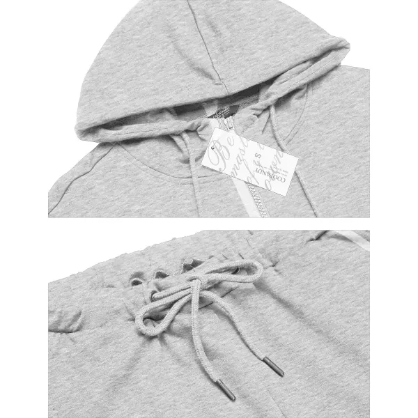 COOFANDY Sweatsuits for Men 2 Piece tracksuit Sets Full Zip Hoodie Sweatpants for Men Casual Sports Jogging Suits S-4XL