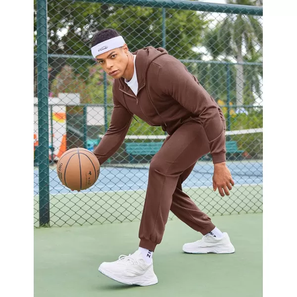 COOFANDY Sweatsuits for Men 2 Piece tracksuit Sets Full Zip Hoodie Sweatpants for Men Casual Sports Jogging Suits S-4XL