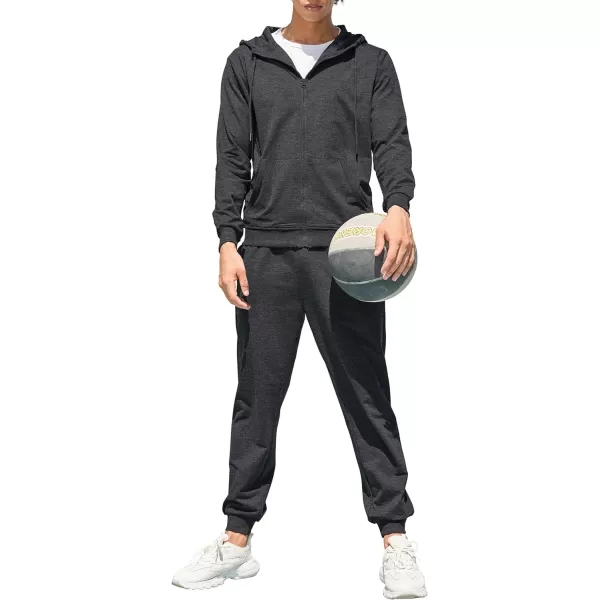 COOFANDY Sweatsuits for Men 2 Piece tracksuit Sets Full Zip Hoodie Sweatpants for Men Casual Sports Jogging Suits S-4XL