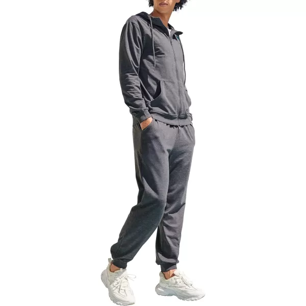 COOFANDY Sweatsuits for Men 2 Piece tracksuit Sets Full Zip Hoodie Sweatpants for Men Casual Sports Jogging Suits S-4XL