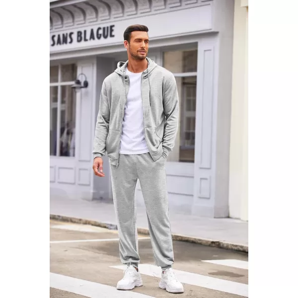 COOFANDY Sweatsuits for Men 2 Piece tracksuit Sets Full Zip Hoodie Sweatpants for Men Casual Sports Jogging Suits S-4XL