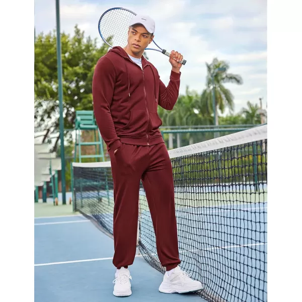 COOFANDY Sweatsuits for Men 2 Piece tracksuit Sets Full Zip Hoodie Sweatpants for Men Casual Sports Jogging Suits S-4XL