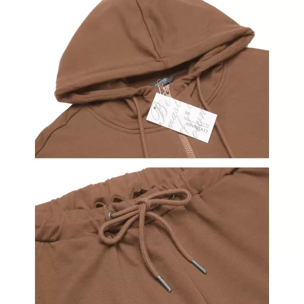COOFANDY Sweatsuits for Men 2 Piece tracksuit Sets Full Zip Hoodie Sweatpants for Men Casual Sports Jogging Suits S-4XL