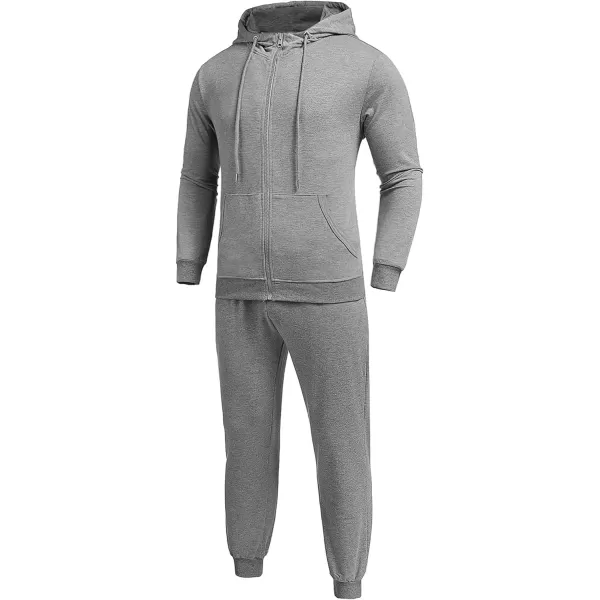 COOFANDY Sweatsuits for Men 2 Piece tracksuit Sets Full Zip Hoodie Sweatpants for Men Casual Sports Jogging Suits S-4XL