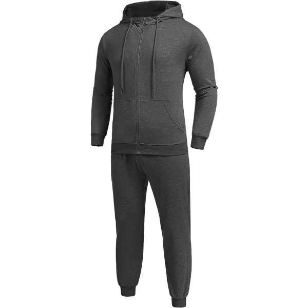 COOFANDY Sweatsuits for Men 2 Piece tracksuit Sets Full Zip Hoodie Sweatpants for Men Casual Sports Jogging Suits S-4XL