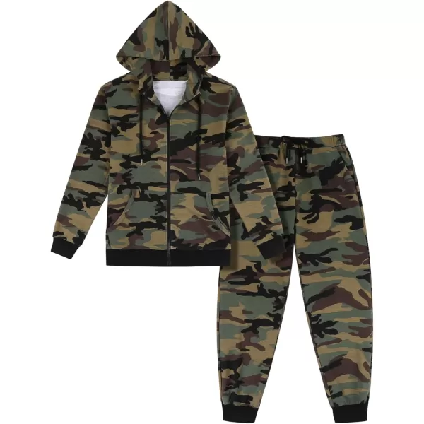 COOFANDY Sweatsuits for Men 2 Piece tracksuit Sets Full Zip Hoodie Sweatpants for Men Casual Sports Jogging Suits S-4XL