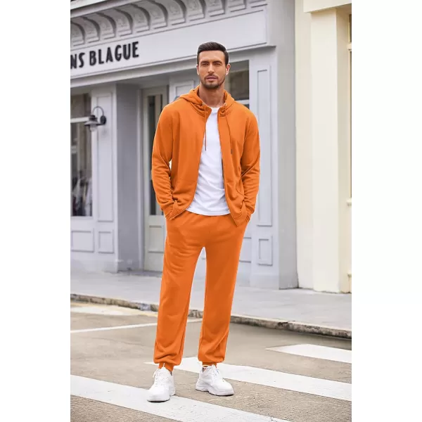 COOFANDY Sweatsuits for Men 2 Piece tracksuit Sets Full Zip Hoodie Sweatpants for Men Casual Sports Jogging Suits S-4XL