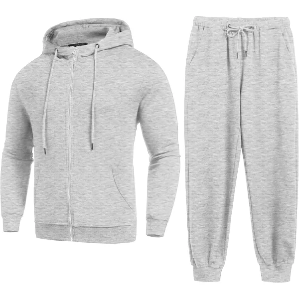 COOFANDY Sweatsuits for Men 2 Piece tracksuit Sets Full Zip Hoodie Sweatpants for Men Casual Sports Jogging Suits S-4XL