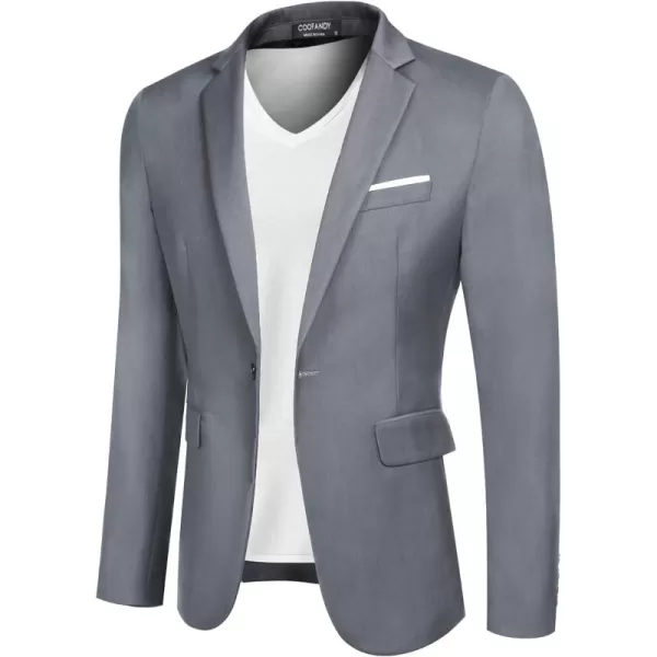 COOFANDY Mens Blazer Sport Coats Casual Slim Fit Suit Jacket Business One Button Blazers
